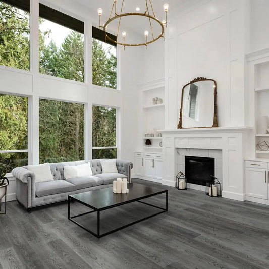 SUPERCore Gunmetal Oak Waterproof Rigid Plank Flooring supercorefloors