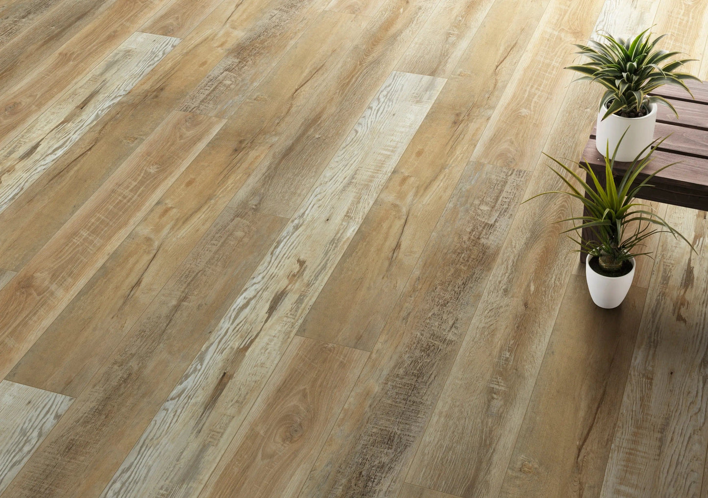 SUPERCore Elaine's Reclaimed Oak Waterproof Rigid Plank Flooring supercorefloors