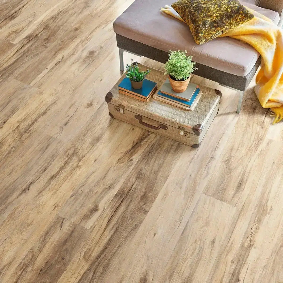 SUPERCore Tennessee River Hickory Waterproof Rigid Plank Flooring supercorefloors