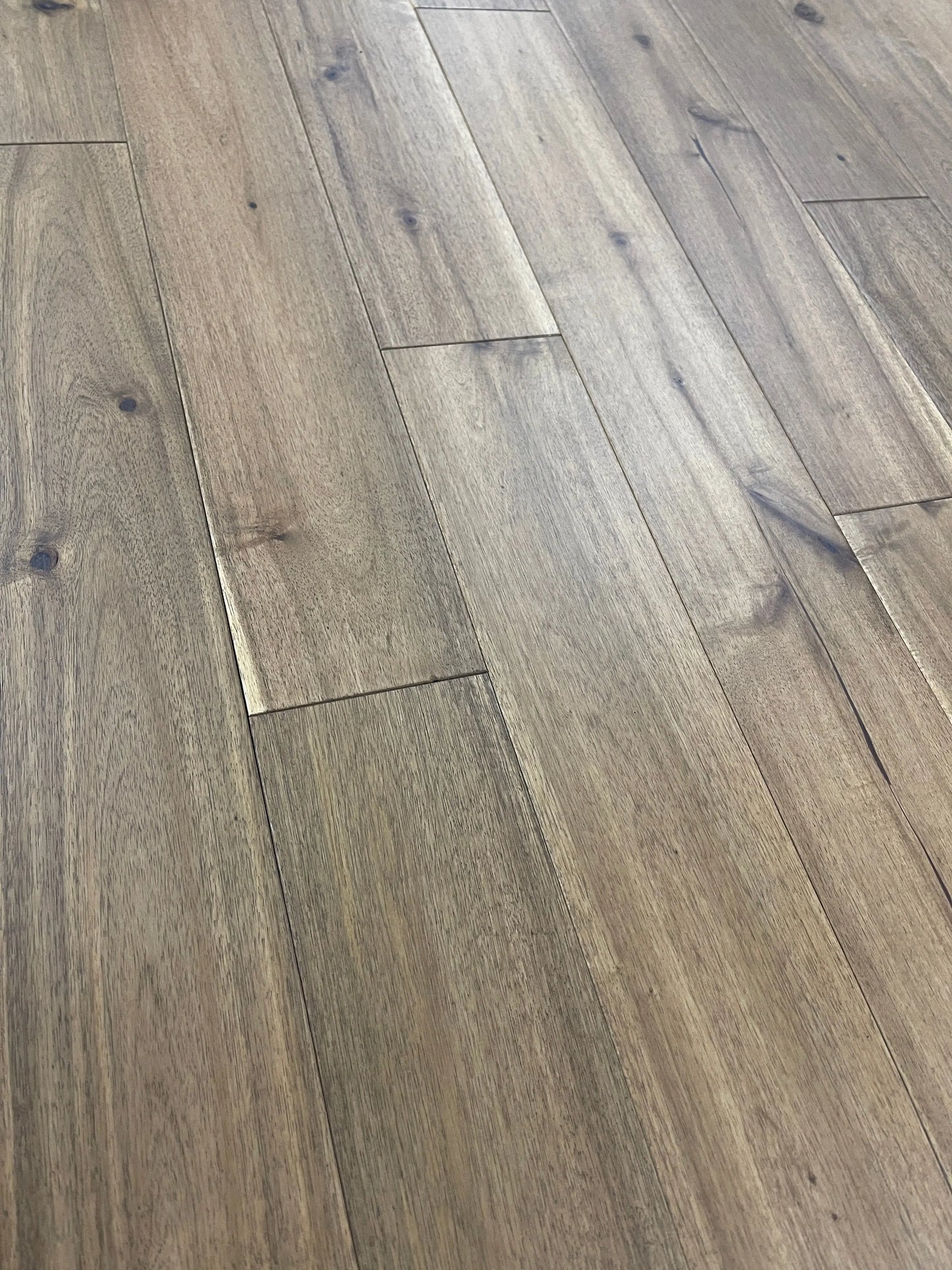 AF151 Asian Walnut Almond Joy 3/4 x 5" Wire Brushed Solid - Call 844-356-6711 for BEST price! AF Floors