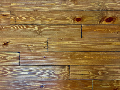 AT011 Pine Gold 3/4 x 5-1/8" Hand Scraped Solid Hardwood - Call 844-356-6711 for Current price! AT BEAS