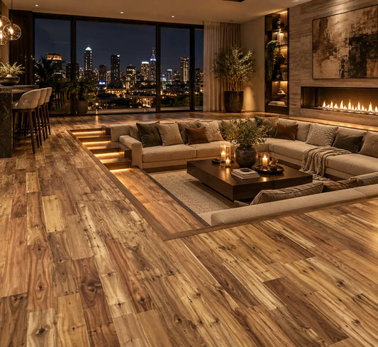 AAF021 Acacia Natural 1/2" HS Small Leaf Engineered Wood Flooring