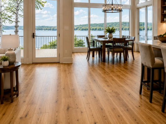 AAF160 Hickory Natural 1/2" Hand Scraped Engineered Wood Flooring 31.09 sf/ctn