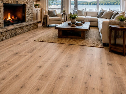 AAF160 Hickory Natural 1/2" Hand Scraped Engineered Wood Flooring 31.09 sf/ctn