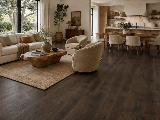 AAF163 Hickory Toucan 1/2" Hand Scraped Engineered Wood Flooring 31.09 sf/ctn