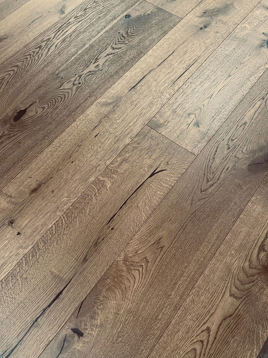 AF181 Amber Blaze Oak 1/2" Wire Brushed Engineered Wood - Call for BEST price AF Floors