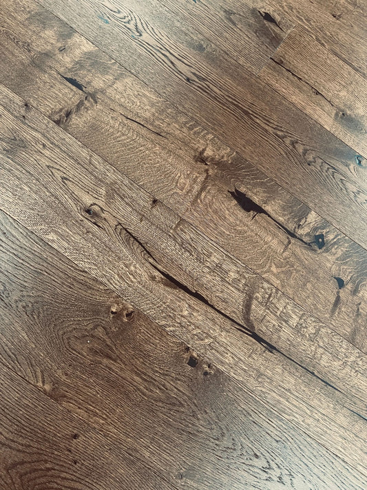 AF182 Obsidian Ember 1/2" Wire Brushed Engineered Wood - Call for BEST price AF Floors