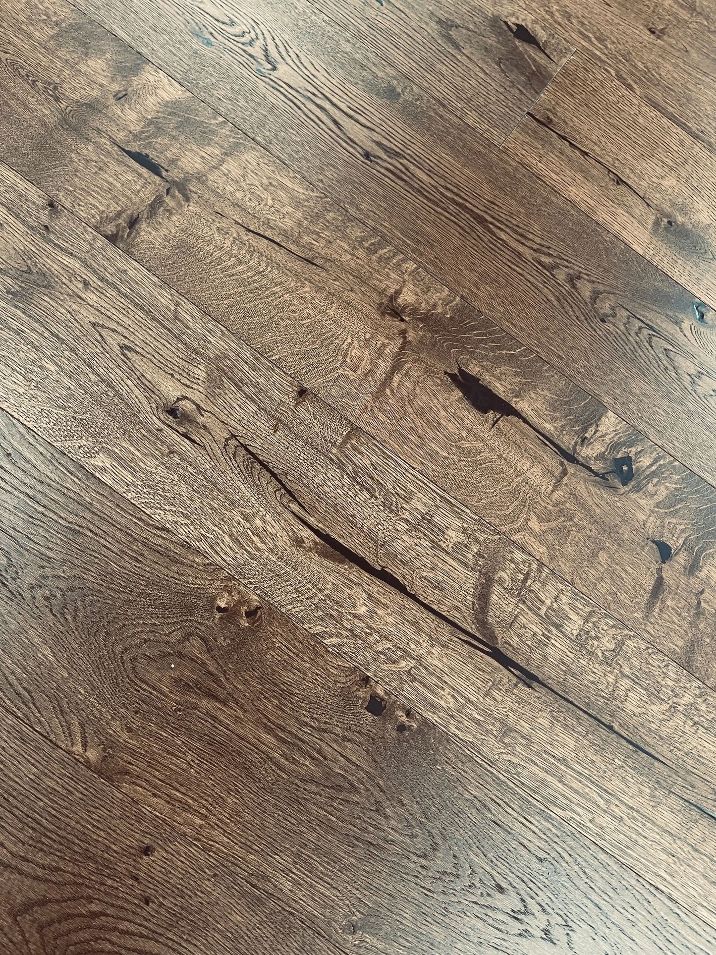 AF182 Obsidian Ember 1/2" Wire Brushed Engineered Wood - Call for BEST price