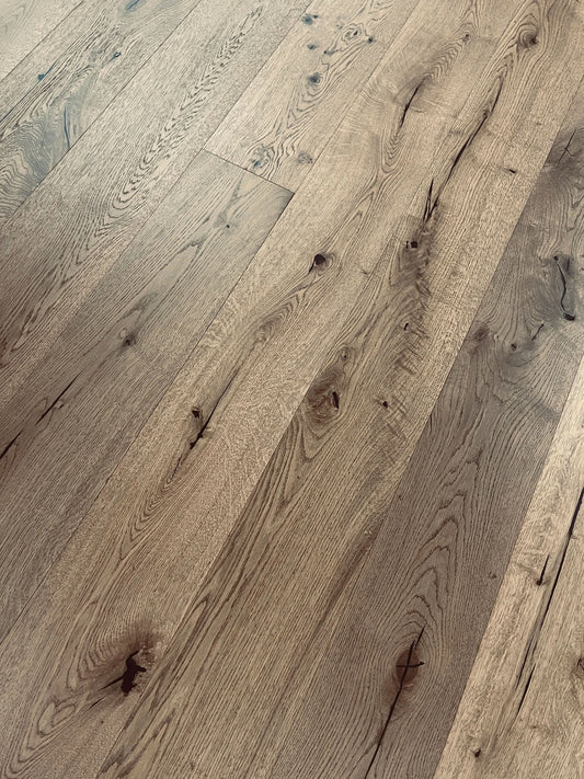 AF183 Sun Fire Oak 1/2" Wire Brushed Engineered Wood - Call for BEST price AF Floors
