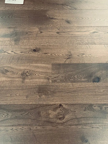 AF185 Smolder Grain Oak 1/2" Wire Brushed Engineered Wood - Call for BEST price