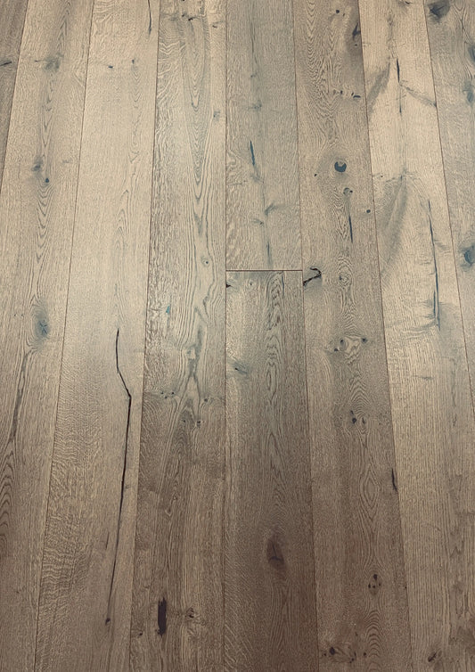 AF186 Cinder Chasm Oak 1/2" Wire Brushed Engineered Wood - Call for BEST price