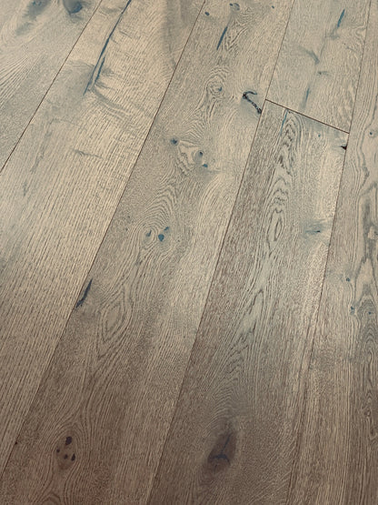 AF186 Cinder Chasm Oak 1/2" Wire Brushed Engineered Wood - Call for BEST price