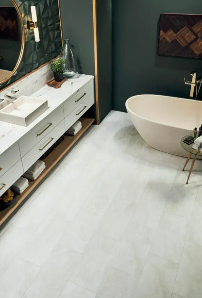 Adura Vienna Alabaster Vinyl Tile Flooring Mannington