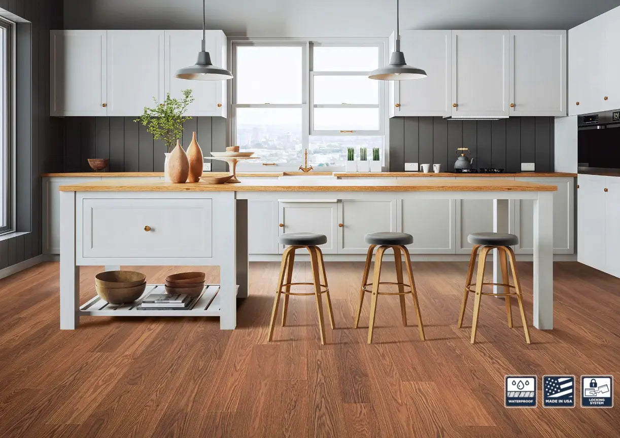 CDL46-03 Mohawk RevWood Plus Sterlington Smooth Amber Oak Mohawk