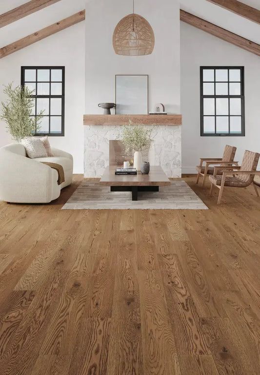 CHT07CRN1 Mannington Chateau Croissant 9/16 x 7" Handcrafted Engineered Hardwood Floor - Call for BEST Price Mannington