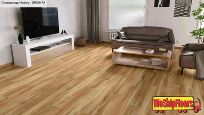 SPC047X SUPERCore Xtreme Chattanooga Hickory 6mm x 7" x 60" Waterproof Rigid SPC Plank 29.74 sf/ctn supercorefloors