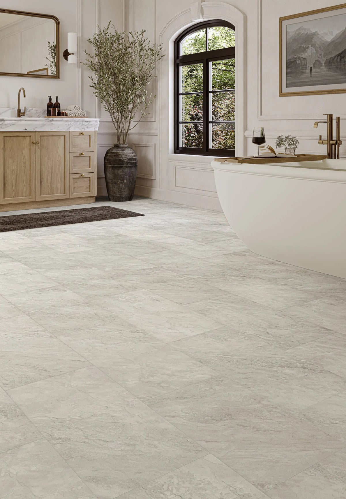 FXR500 Adura Flex Basilica Granite 2.5mm x 12" x 24" Vinyl Tile Flooring 36 sf/ctn