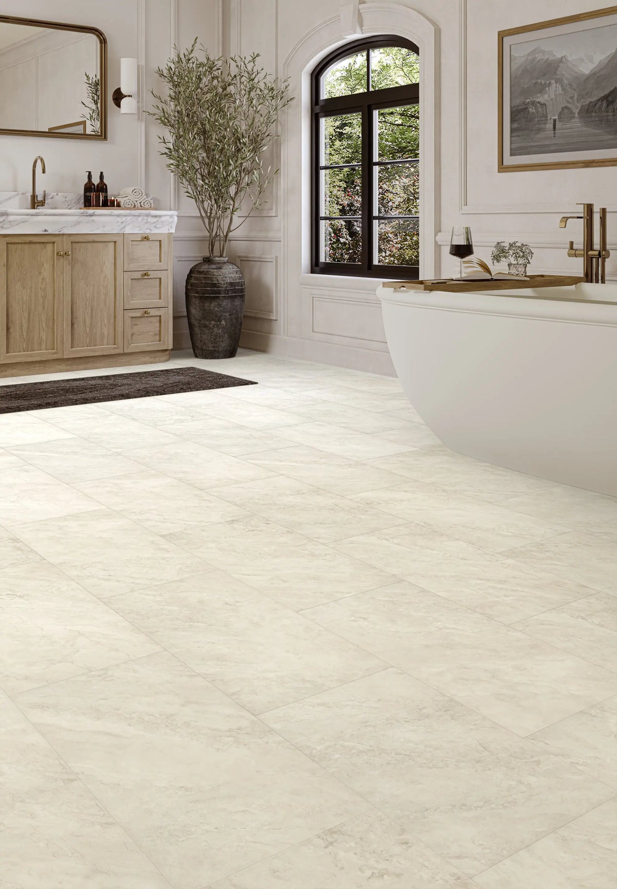 FXR501 Adura Flex Basilica Pillar 2.5mm x 12" x 24" Vinyl Tile Flooring 36 sf/ctn