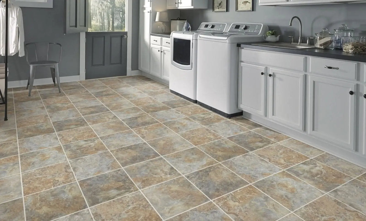 FXT390 Adura Flex Rushmore Keystone 2.5mm x 18" x 18" Vinyl Tile Flooring (45 sf/ctn)