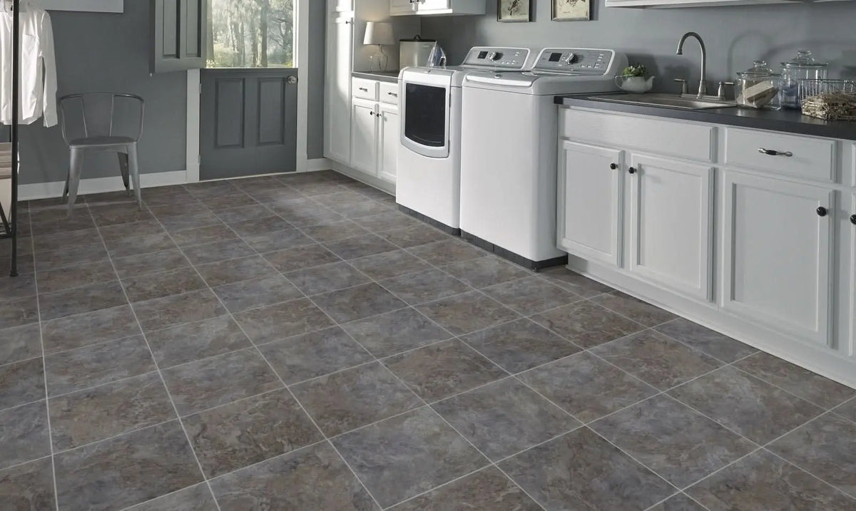FXT391 Adura Flex Rushmore Cliffside 2.5mm x 18" x 18" Vinyl Tile Flooring (45 sf/ctn)