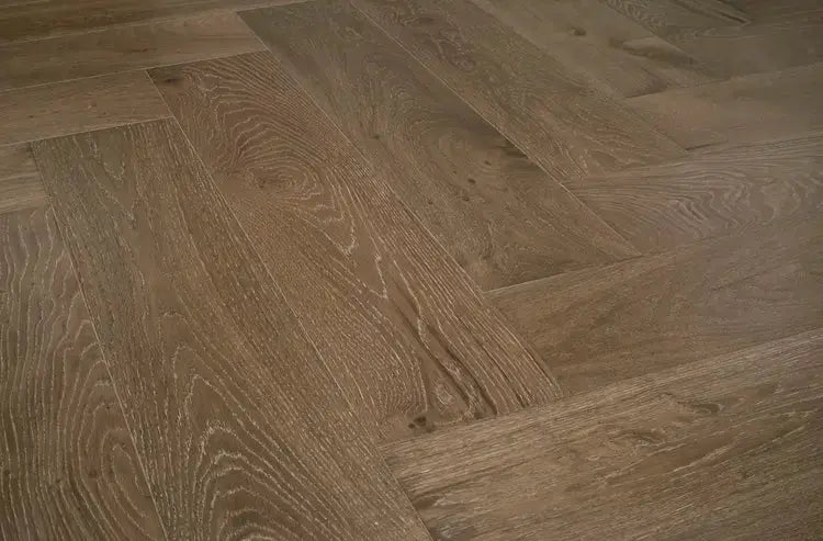 HPLS37OLYF1 Mannington Park City Herringbone Olympic 1/2 x 7 1/2" Handcrafted Engineered Hardwood Floor - Call for BEST Price Mannington