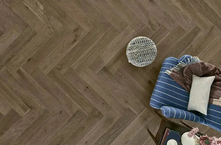 HPLS37OLYF1 Mannington Park City Herringbone Olympic 1/2 x 7 1/2" Handcrafted Engineered Hardwood Floor - Call for BEST Price Mannington