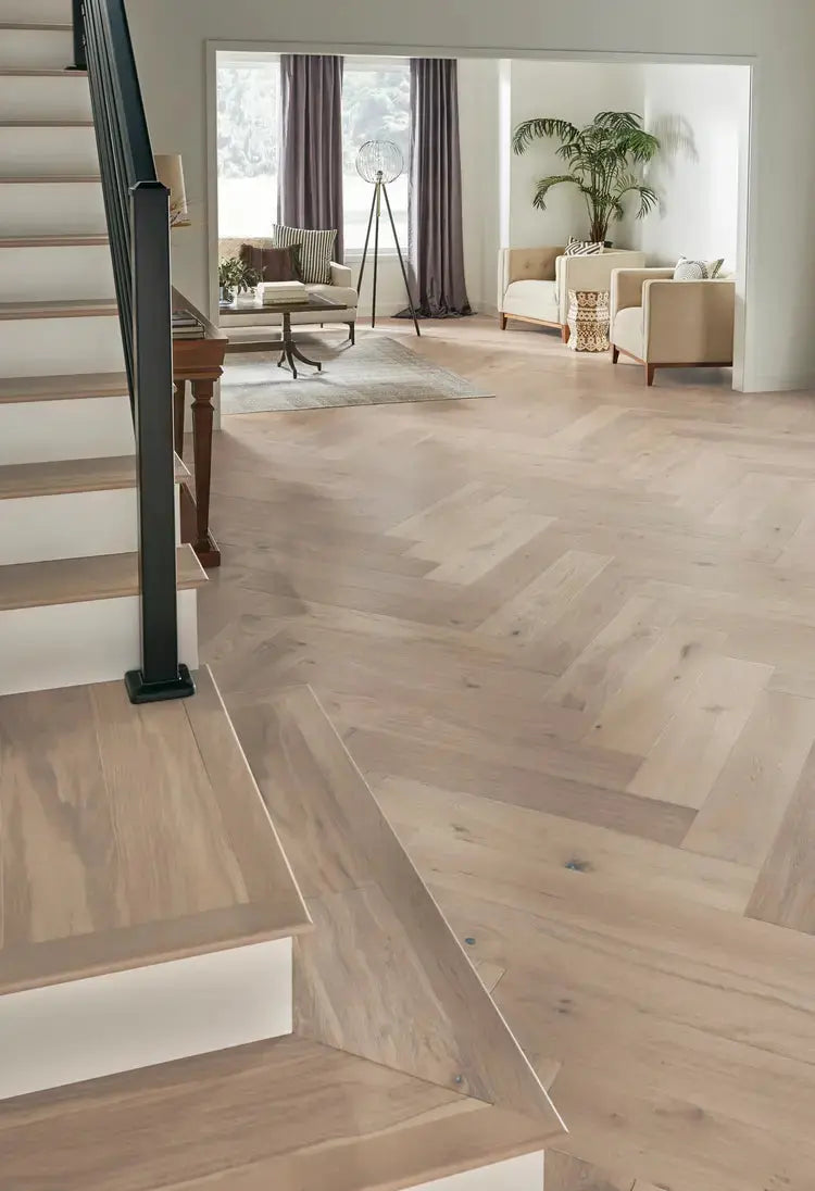 HPLS37OLYF1 Mannington Park City Herringbone Olympic 1/2 x 7 1/2" Handcrafted Engineered Hardwood Floor - Call for BEST Price (Copy) Mannington