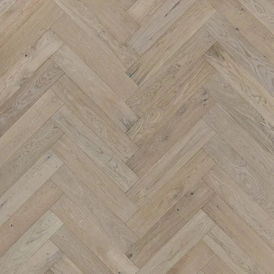 HPLS37WINF1 Mannington Park City Herringbone Wintry 1/2 x 7 1/2" Handcrafted Engineered Hardwood Floor - Call for BEST Price Mannington