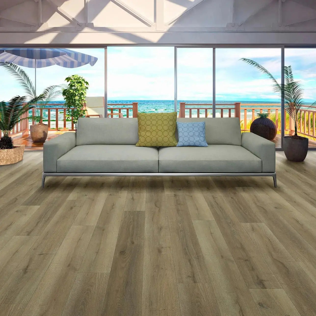 LamiCore Linen Waterproof Laminate Flooring LM001 - 20.72 sqft/ctn LamiCore