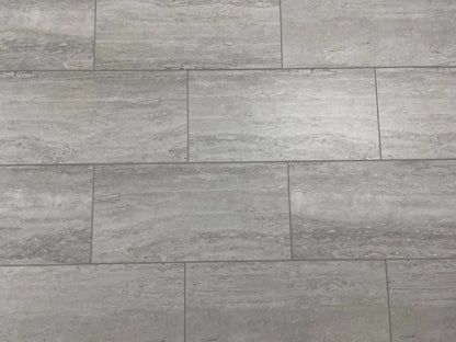 LT002 Nordic Gray Luxury Tile 6mm x 12" x 24" Waterproof Rigid SPC Click Tile (24.03sf/ctn) (Copy) LT Floors