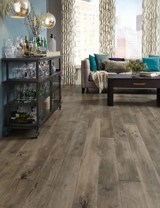 LWB06CT1 Mannington Iberian Hazelwood Chestnut 3/8 x 6 1/2" Handcrafted Engineered Hardwood Floor - Call for BEST Price Mannington