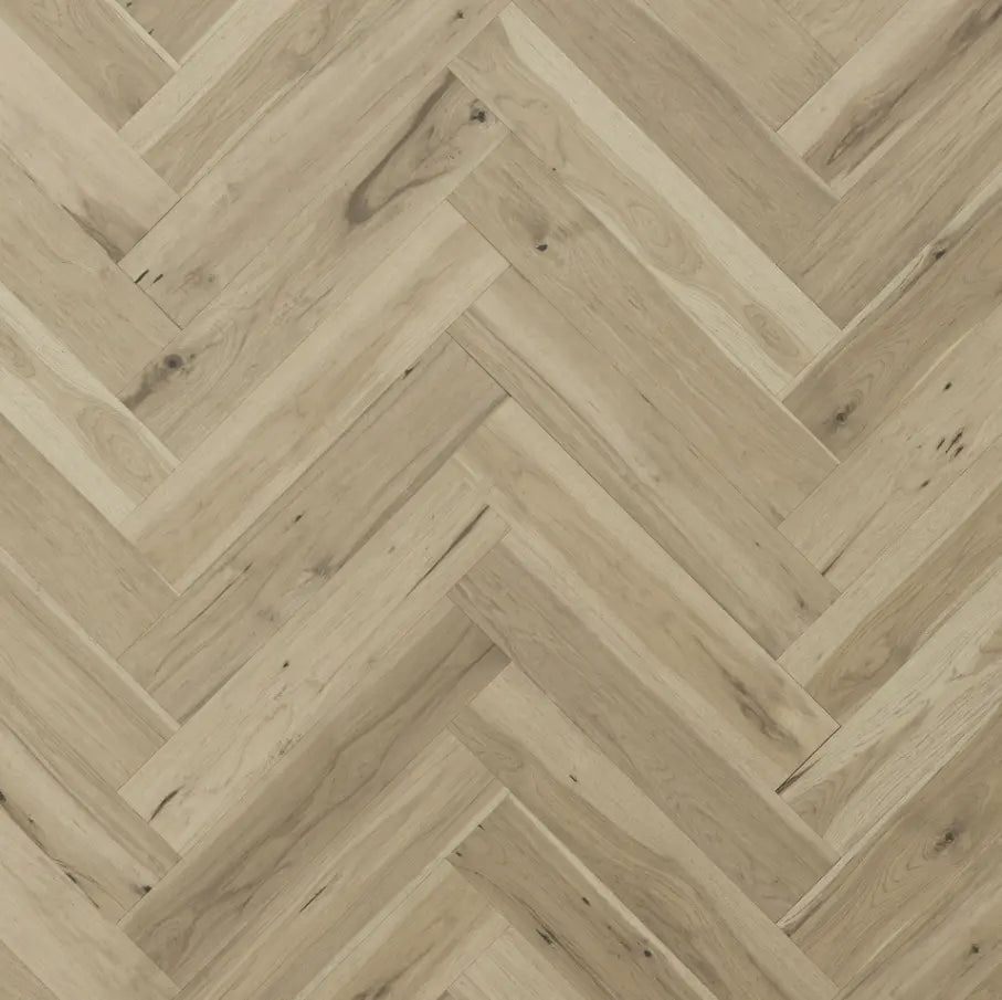 MSPH07BLC1 Mannington Provence Herringbone Blanc 9/16 x 7" Handcrafted Engineered Hardwood Floor - Call for BEST Price