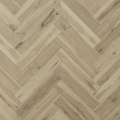 MSPH07BLC1 Mannington Provence Herringbone Blanc 9/16 x 7" Handcrafted Engineered Hardwood Floor - Call for BEST Price