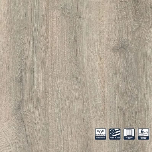 PTL04-256 Mohawk Resilient PVC-Free PureTech Plus Native Ridge Flint Oak Mohawk
