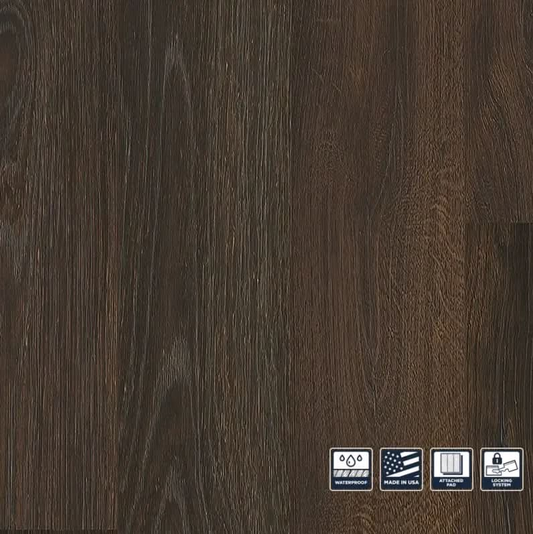 PTL05-368 Mohawk Resilient PVC-Free PureTech Plus Ellenwood Forest Brown Oak Mohawk