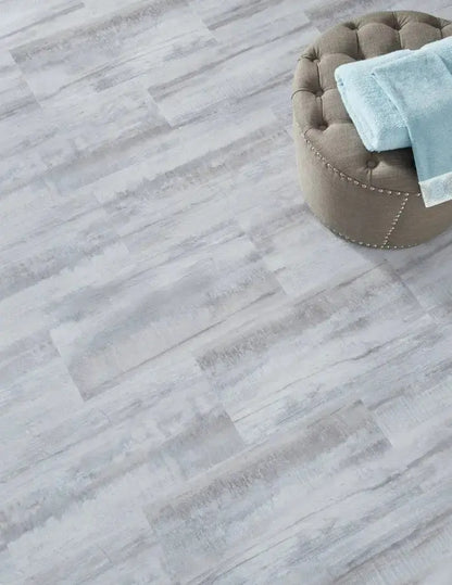 RGR680 Adura Rigid Cape May White Cap 5.5mm x 12 x 24" Vinyl Tile Flooring 24 sf/ctn
