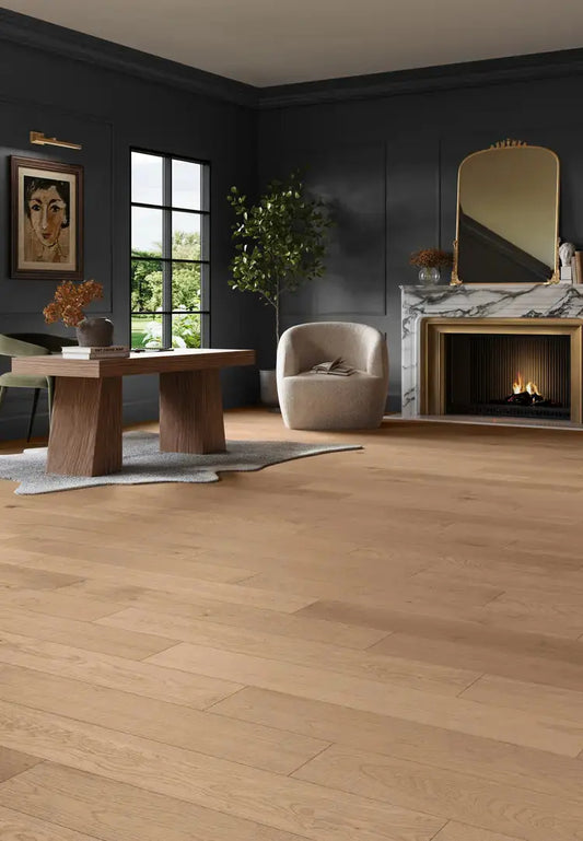 RVWK07DEW1 Mannington Riverwalk Dew 3/8 x 6.5" Handcrafted Engineered Hardwood Floor - Call for BEST Price Mannington