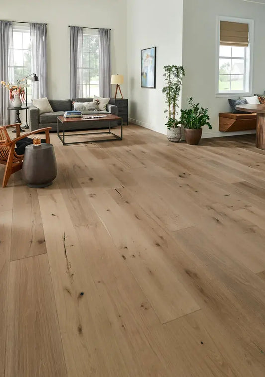 SANC10DNE1 Mannington Riverwalk Terra 5/8 x 7" Handcrafted Engineered Hardwood Floor - Call for BEST Price Mannington