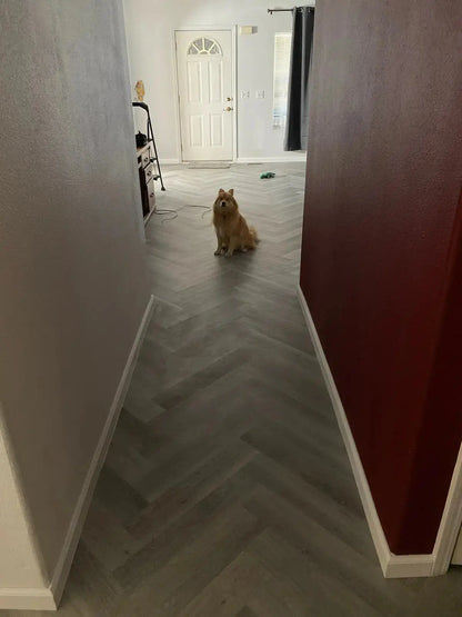 SPC051HB SUPERCore Xtreme Bay Breeze Herringbone 6mm x 5" x 24" Waterproof Rigid SPC Plank supercorefloors