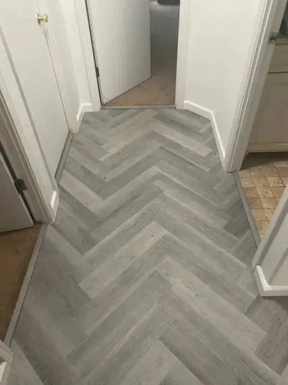 SPC051HB SUPERCore Xtreme Bay Breeze Herringbone 6mm x 5" x 24" Waterproof Rigid SPC Plank supercorefloors
