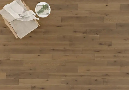 Sample MNG08MOC1 Mannington Monogram Mocha 9/16 x 8.6" Handcrafted Engineered Hardwood Floor - Call for BEST Price Mannington