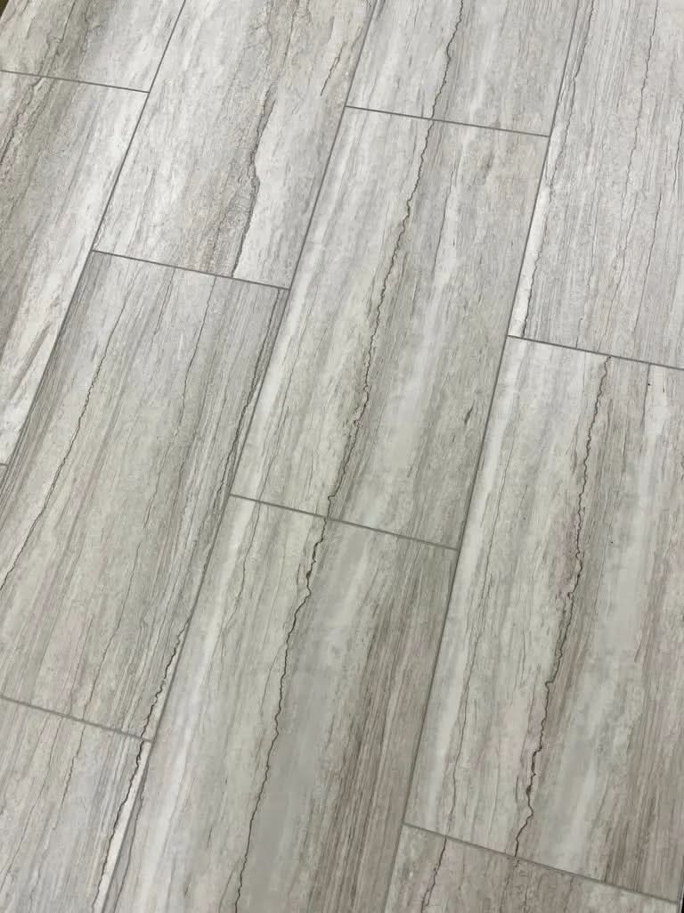 LT003 Grigio Linear Luxury Tile 6mm x 12" x 24" Waterproof Rigid SPC Click Tile (24.03sf/ctn) (Copy) LT Floors