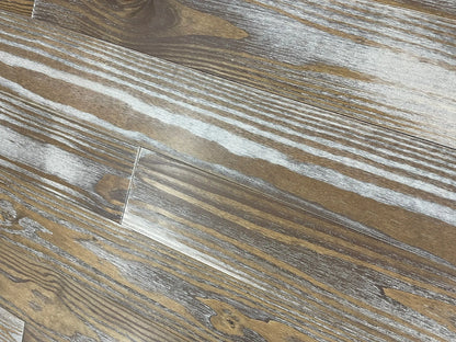 AT008 Pine Frost 3/4 x 5-1/8" Wire Brushed Solid Hardwood - Call/text for current price/stock! AT BEAS