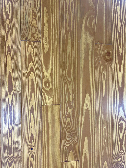 AT007 Pine Antique 3/4 x 5-1/8" Wire Brushed Solid Hardwood- Call/text for current price/stock! AT BEAS