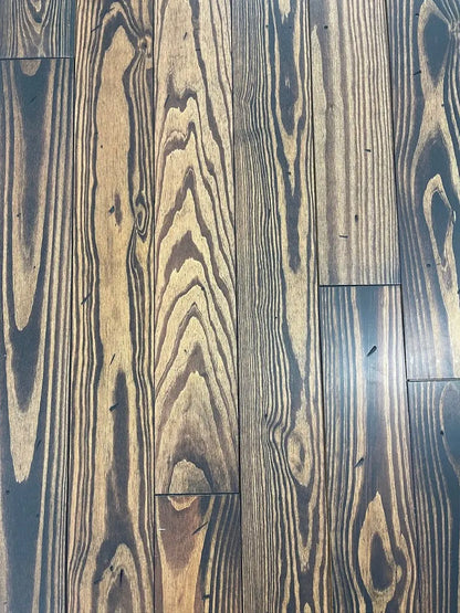 AT003 Heart Pine Sienna Distressed 3/4 x 5-1/8" Solid Hardwood - Call/text for current price/stock! AT BEAS