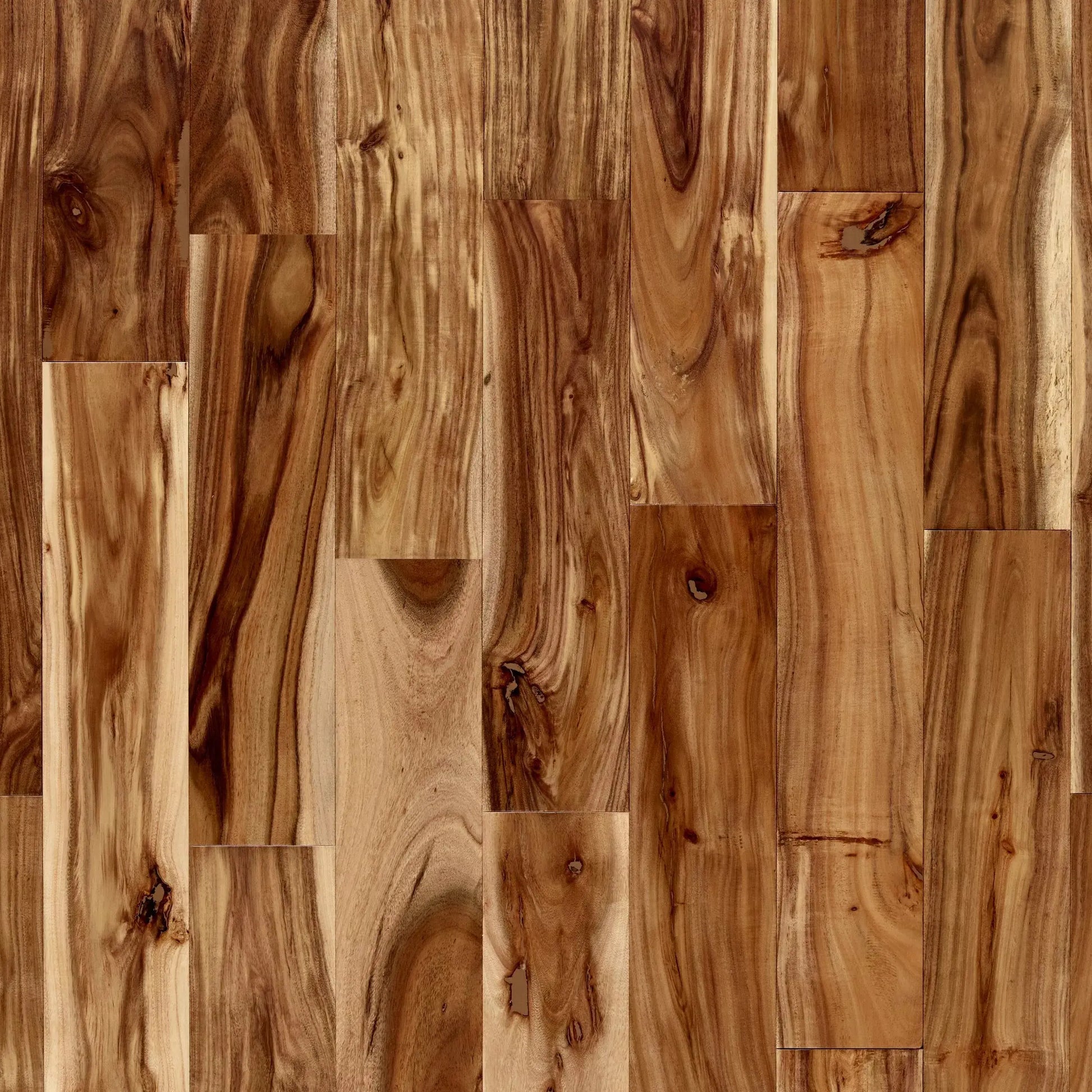 MSW200 Acacia Natural 3/4 x 5" Hand Scraped Small Leaf Solid - Call/text for current price/stock! MW floors