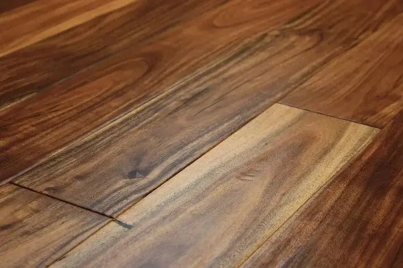 Acacia Natural 9/16 x 4-3/4" Hand Scraped Small Leaf Engineered Hardwood Flooring - 28.3 sqft/ctn Elk Mountain