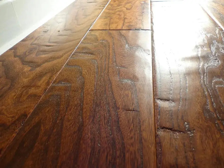 Elm Gunstock 9/16 x 5" Hand Scraped Engineered Hardwood Flooring - 26.05 sqft/ctn Elk Mountain