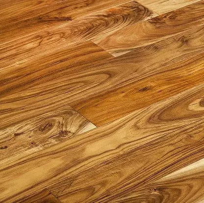 Acacia Natural 9/16 x 4-3/4" Hand Scraped Small Leaf Engineered Hardwood Flooring - 28.3 sqft/ctn Elk Mountain
