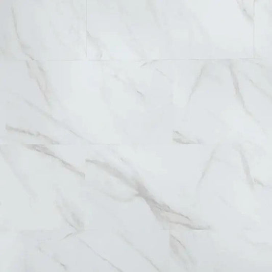 Adura Legacy White with Gray Vinyl Tile Flooring Mannington